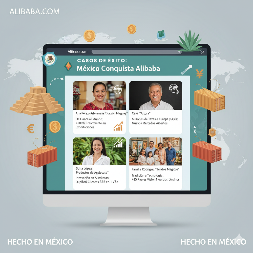 Casos de éxito de empresarios mexicanos en Alibaba con ejemplos