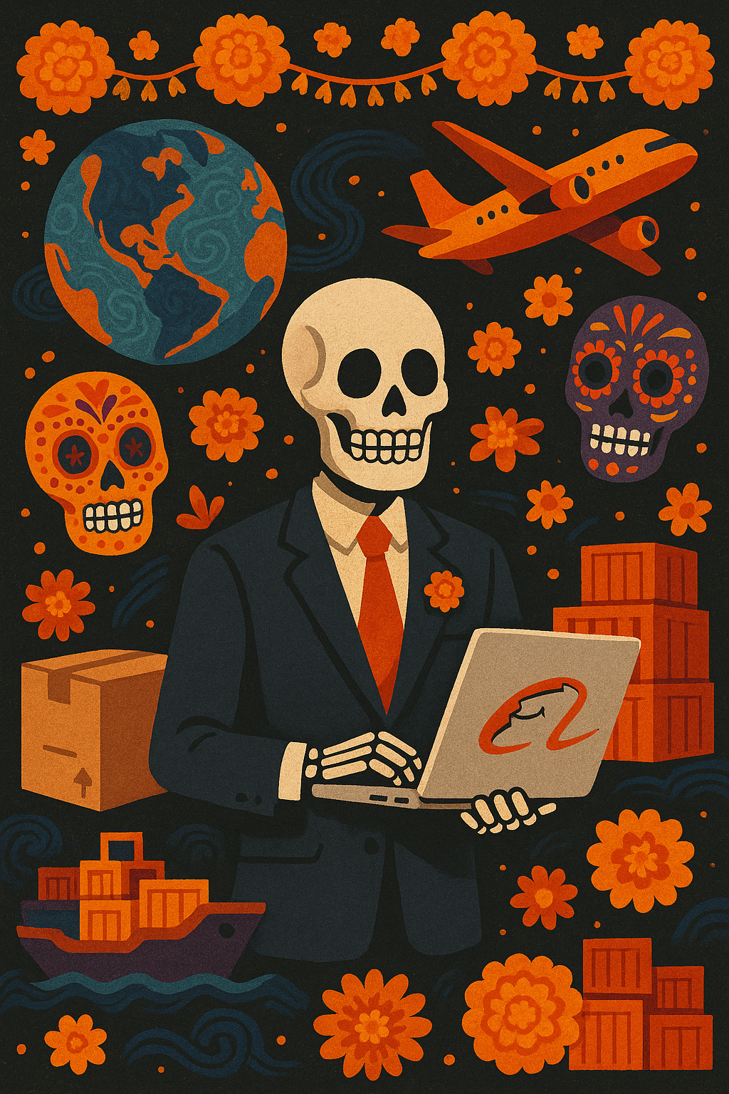 Empresario mexicano exportando productos con Alibaba México