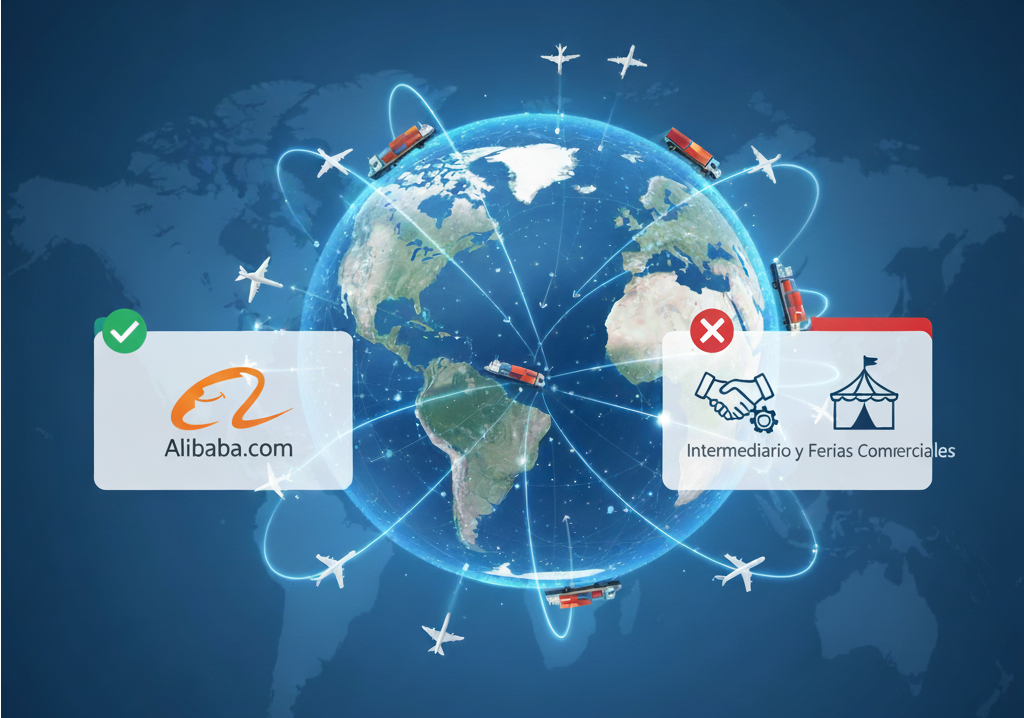 Mayoreo Global FÁCIL: Por Qué Alibaba Supera a las Ferias Comerciales y los Intermediarios
